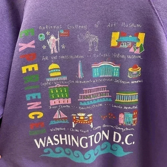 Vintage Experience Washington D.C. Crewneck Large - Picture 4 of 4